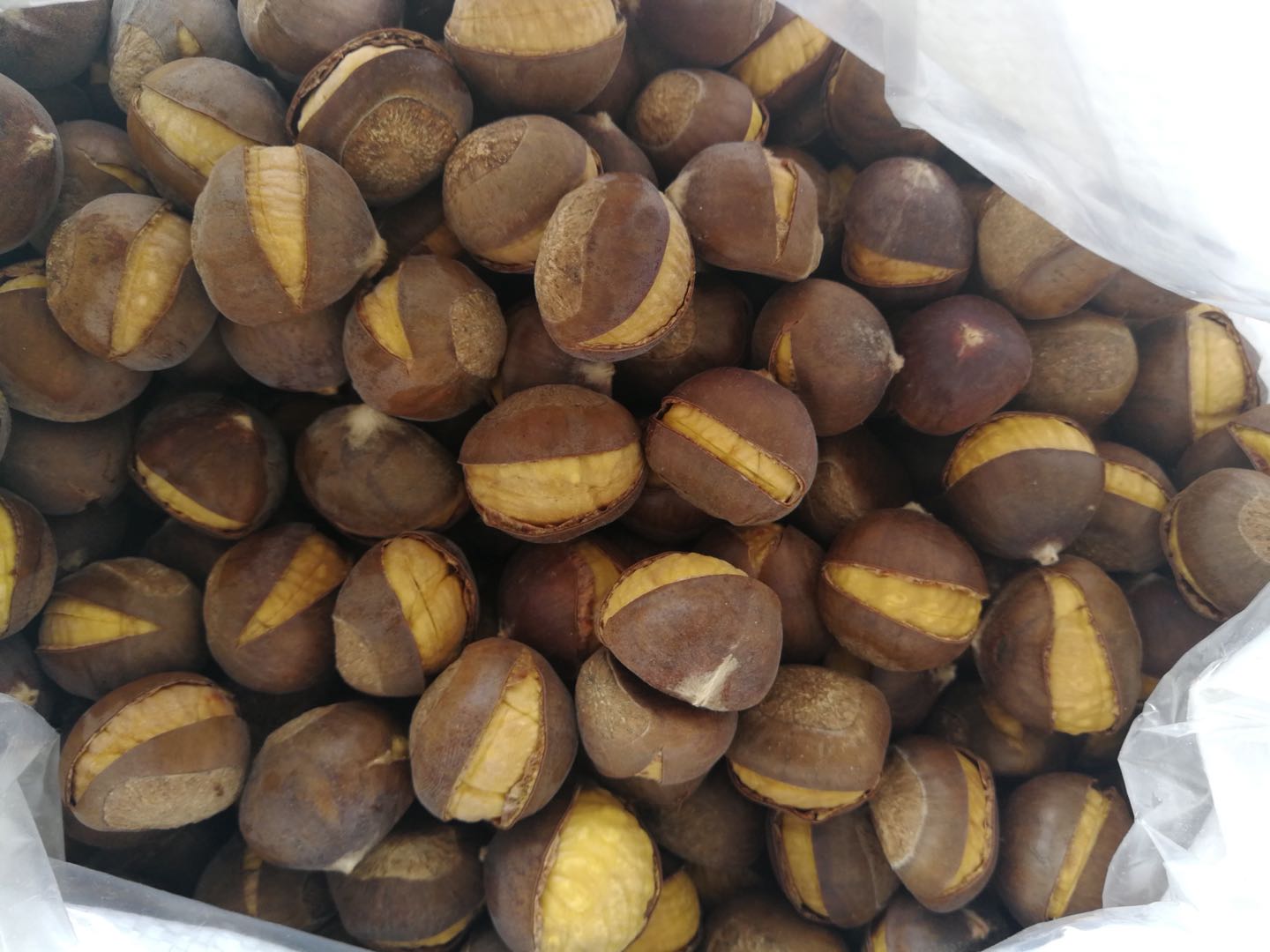 IQF roasted chestnut with shell